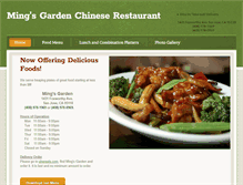 Tablet Screenshot of mingsgardenwillowglen.com